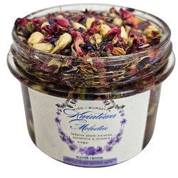 Prawdziwe Naturalne Płatki Kwiatów w Miodzie "KWIATOWA MELODIA" 0,2 kg