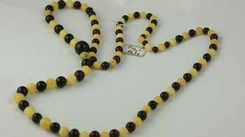 Naszyjnik bursztyn bałtycki NA18