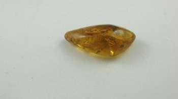 bursztyn bałtycki spiczasty inkluzje jasny żółty 11,9 g