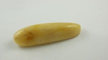 bursztyn kolumbijski polerowany walec żółty natura 29,5 g