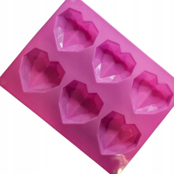 Silikonowa Forma do słodkości monoporcje mydełka rękodzieło 16,5 x 24,5cm