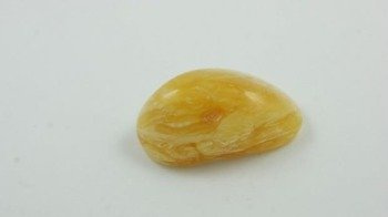 BIAŁO ŻÓŁTY KABOSZON BURSZTYN BAŁTYCKI NATURALNY