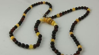 Naszyjnik bursztyn bałtycki NA25