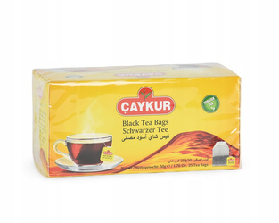 Czarna herbata ekspresowa Caykur 25 torebek 50 g turecka aromatyczna TURCJA