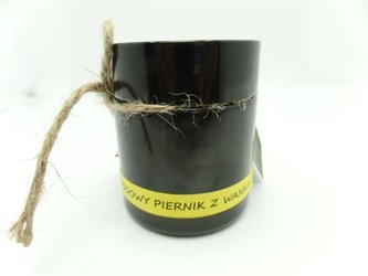 Świeca w słoiku z wosku pszczelego miodowy piernik z wanilią 120 ml