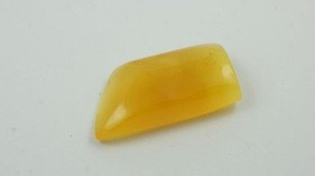 ZÓTŁO PRZEZROCZYSTY POLEROWANY BURSZTYN BAŁTYCKI