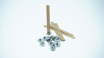 Knot drewniany do wosku stopki gratis 10 szt 8 cm