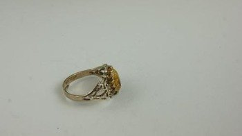 Pierścionek bursztyn bałtycki P24