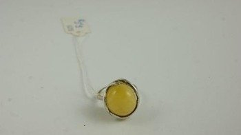 Pierścionek bursztyn bałtycki P89