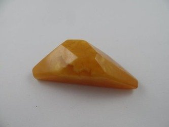 bryła bursztyn old antyk szlifowany na faset