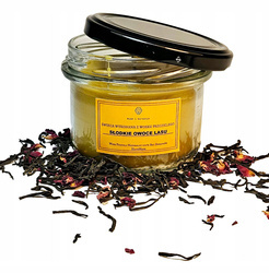 Świeca zapachowa w Słoiku wosk pszczeli aromat "SŁODKIE OWOCE LEŚNE" 220ml