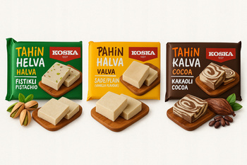 Zestaw TRZECH CHAŁW KOSKA 200g PISTACJA KAKAO WANILIA CHAŁWA TURECKA TAHINI