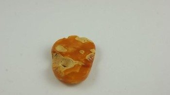 bursztyn bałtycki pomarańczowy polerowany surowiec