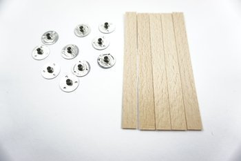 Knot drewniany do wosku stopki gratis 20 szt 10 cm