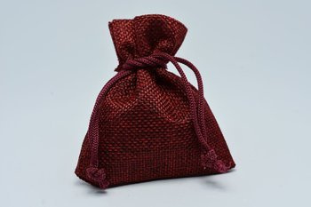 Worek jutowy z naturalnymi płatkami róż 1 szt