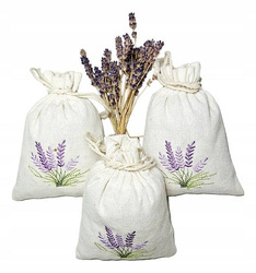 Woreczek Zapachowy z suszonymi kwiatami LAWENDY Pachnąca zawieszka 40g 3 szt.