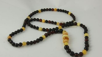 Naszyjnik bursztyn bałtycki NA28