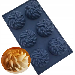 Silikonowa Forma słodkości monoporcje cupcake rękodzieło 6 porcji 29x17cm