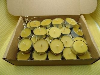 Zestaw tealight podgrzewacze z wosku pszczelego 30 szt.