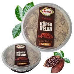 Oryginalna Turecka Chałwa Kakaowa 60% TAHINI SEZAM DESER SEYIDOGLU 400g