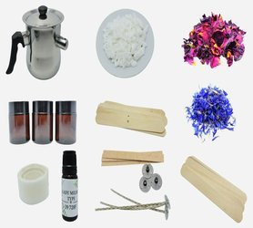 Zestaw do robienia świec kwiatowych wosk gratis