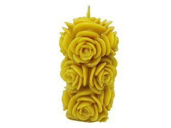 Świeca KWIAT z wosku pszczelego