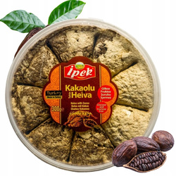 Oryginalna Turecka Chałwa Kakaowa Bez laktozy i fruktozy BIO IPEK 300g