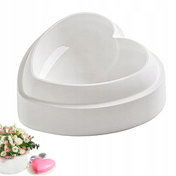 Silikonowa Forma w kształcie SERCA do Ciast Deserów Słodkości Wypieków DIY