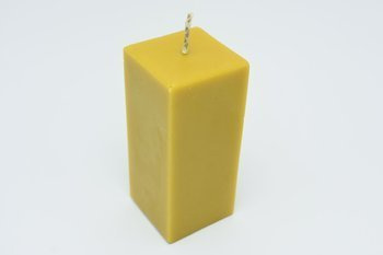 Świeca z wosku pszczelego słupek naturalna