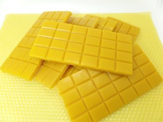 Wosk pszczeli czekolada woskolada do topienia mała 3 szt.