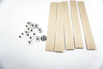 Knot drewniany do wosku stopki gratis 20 szt 15 cm