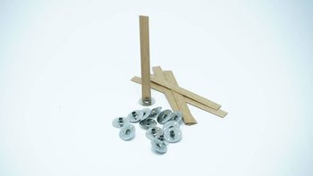 Knot drewniany do wosku stopki gratis 5 szt 8 cm