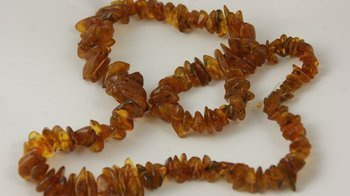 Naszyjnik bursztyn bałtycki NA41