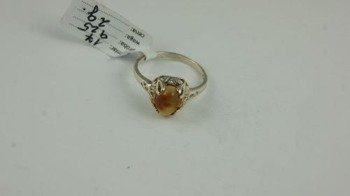 Pierścionek bursztyn bałtycki P23