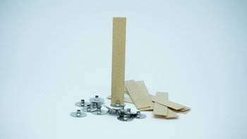 Knot drewniany do wosku stopki gratis 20 szt 8 cm