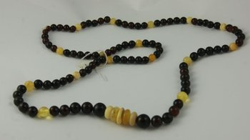 Naszyjnik bursztyn bałtycki NA27