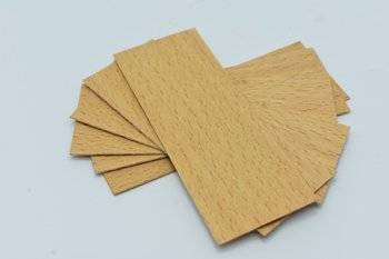 Knot drewniany do wosku 10 szt dłu. 8cm szer. 3cm