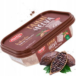 Oryginalna Turecka Chałwa Kakaowa kakao i tahini Metin helva 350g helva