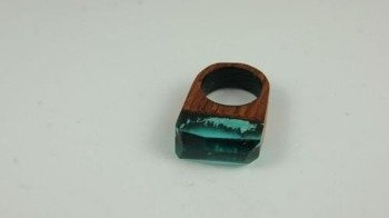 Pierścionek bursztyn bałtycki P124