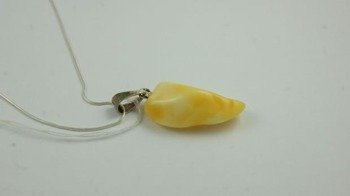 Wisiorek z bursztynem bałtyckim W103