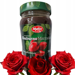 Oryginalna Turecka Marmolada różana Metin zawartość 45% DZIKIEJ RÓŻY 360g