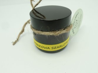 Świeca w słoiku z wosku pszczelego jabłkowa szarlotka 60 ml