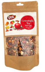 Czarna herbata turecka z granatem i jabłkiem 140 g naturalna OWOCE SUSZONE