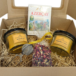 Zestaw Prezentowy Oryginalna Turecka Herbata z Tymiankiem + Świece Handmade