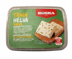 Chałwa turecka KOSKA 350 g chałwa z pistacjami oryginalna Turcja
