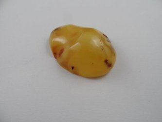 naturalny kaboszon kolor żółto pomarańczowy natura