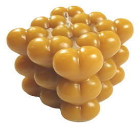 Świeca serduszkowy sześcian