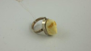 Pierścionek bursztyn bałtycki P54