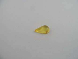 KABOSZON KSZTAŁT ŁZY KOLOR ŻÓŁTY BIAŁE CHMURKI