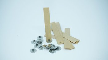 Knot drewniany do wosku stopki gratis 10 szt 8 cm